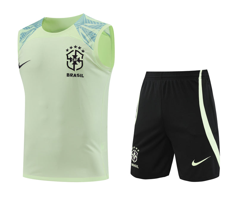 Kit Treino Brasil 22/23  Nike - Verde