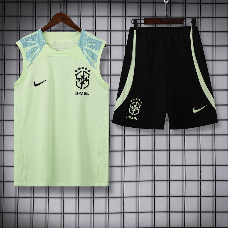 Kit Treino Brasil 22/23  Nike - Verde