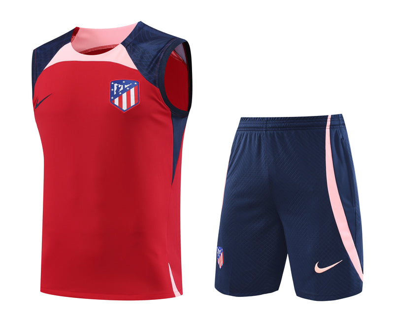 Kit Treino Atlético de Madrid 23/24 Nike - Vermelho