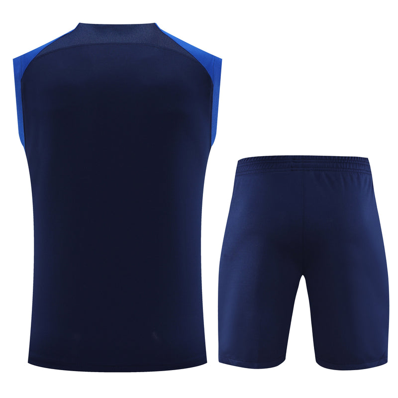 Kit Treino Al Nassar 23/24 Nike - Azul