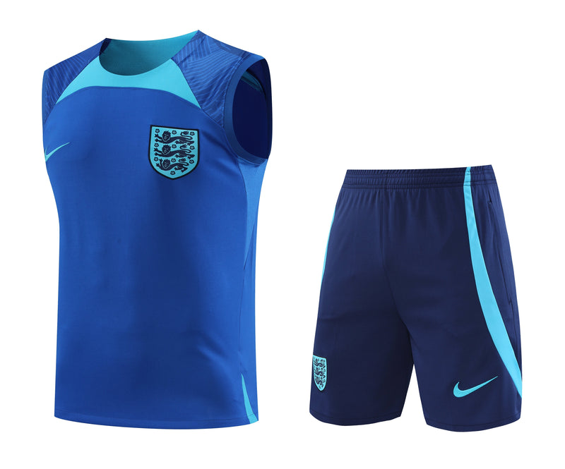 Kit Treino Inglaterra 22/23 Nike - Azul Claro