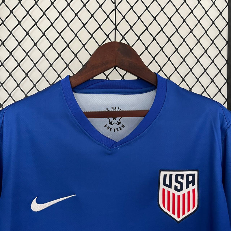 Camisa Seleção USA 2024 II Away - Masculina - NIKE -Modelo Torcedor - Azul