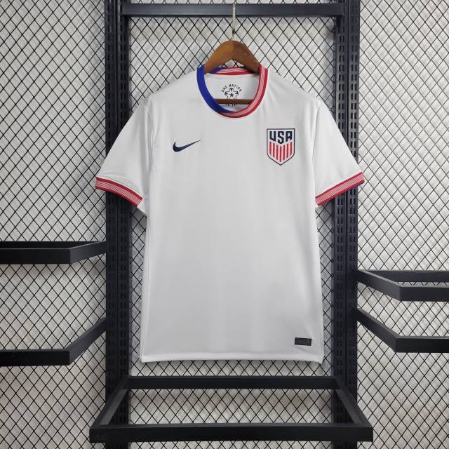 Camisa Seleção USA 2024 Home - Masculina - NIKE - Modelo Torcedor - Branca