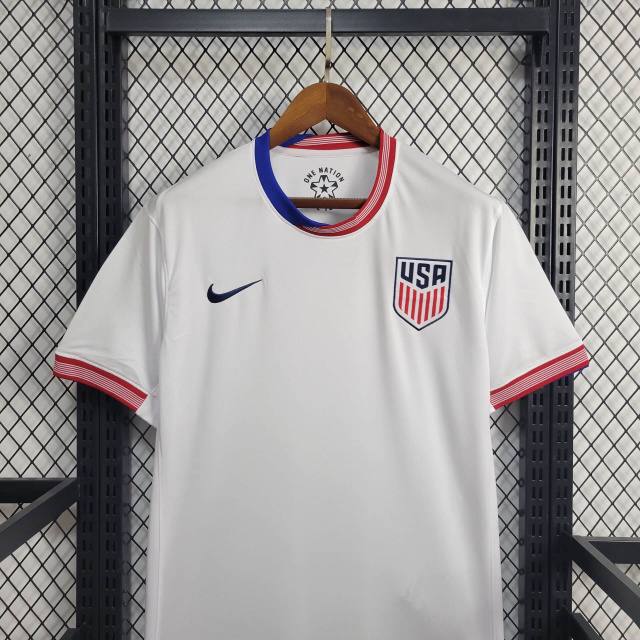 Camisa Seleção USA 2024 Home - Masculina - NIKE - Modelo Torcedor - Branca