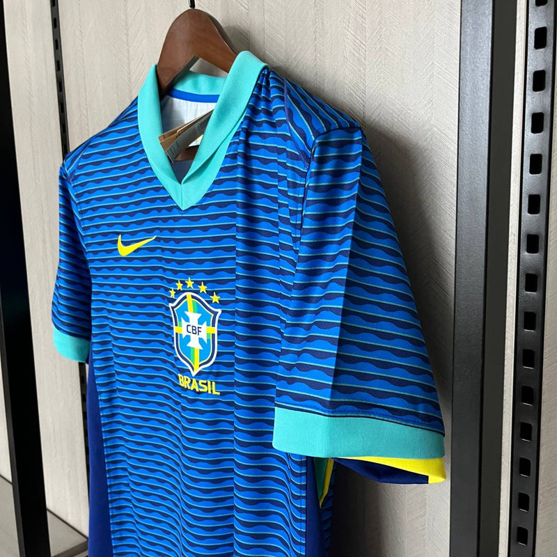 Camisa Seleção Brasil Away 24/25 -NIKE - Masculina - Modelo Torcedor - Azul