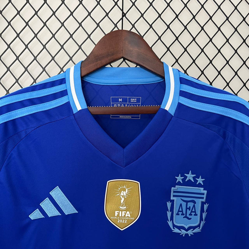 Camisa Seleção Argentina Away 24/25 - ADIDAS - Masculina - Modelo Torcedor - Azul