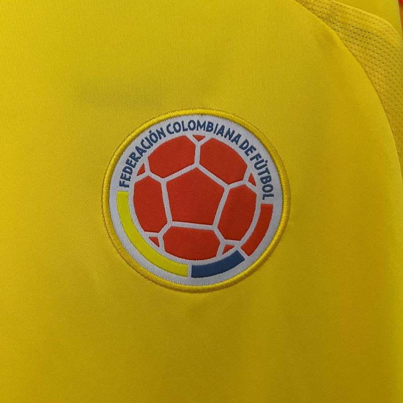 Camisa Seleção da Colômbia Home 24/25 - ADIDAS - Masculina - Modelo Torcedor -Amarela