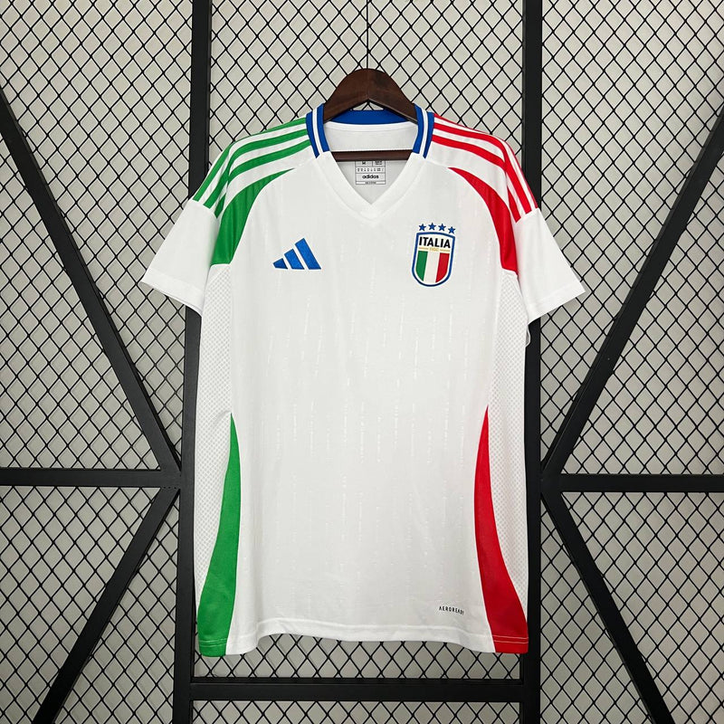 Camisa Seleção Itália 2024 Away - Euro - Masculina - ADIDAS - Modelo Torcedor - Branca