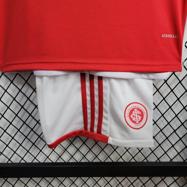 Kit Infantil Internacional 24/25 Adidas - Vermelho