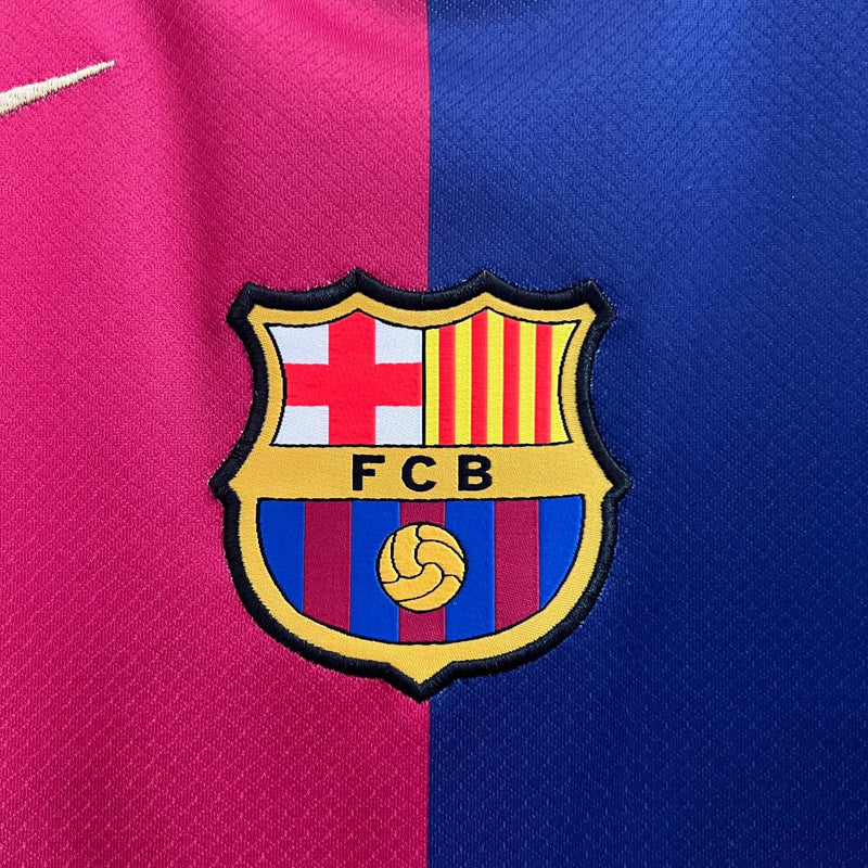 Camisa Barcelona Home 24/25 - Nike - Feminina - Grená