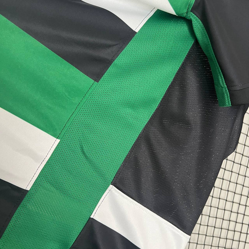 Camisa Sporting Home 24/25 - Nike - Verde e Branco e Preto