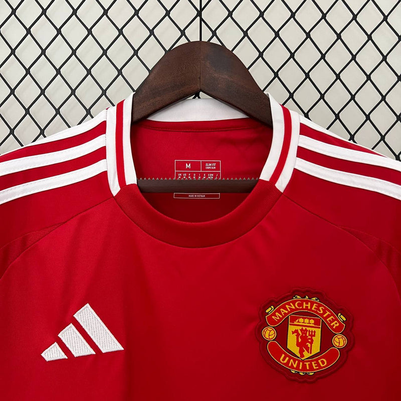 Camisa Manchester United Home 24/25 Adidas - Vermelha