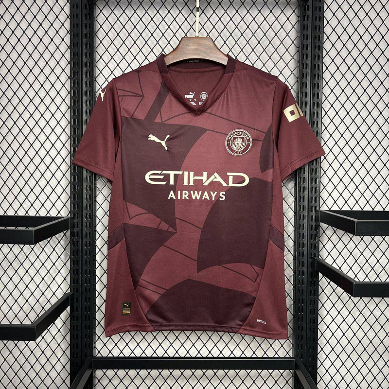Camisa Manchester City Away 24/25 Puma - Castanha
