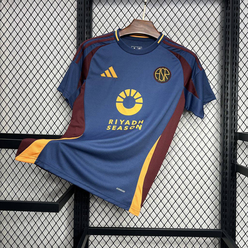 Camisa Roma 24/25 Third - Adidas -Azul e Vinho