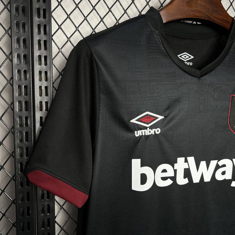 Camisa West Ham Away 24/25 - Umbro - Preto